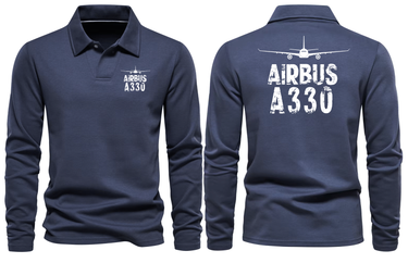 AIRBUS A330 LONG SLEEVE POLO